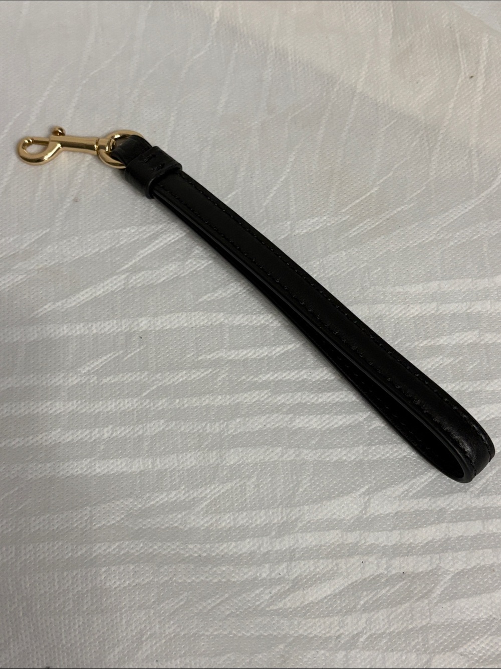 Coach Wristlet Strap with Gold Hardware